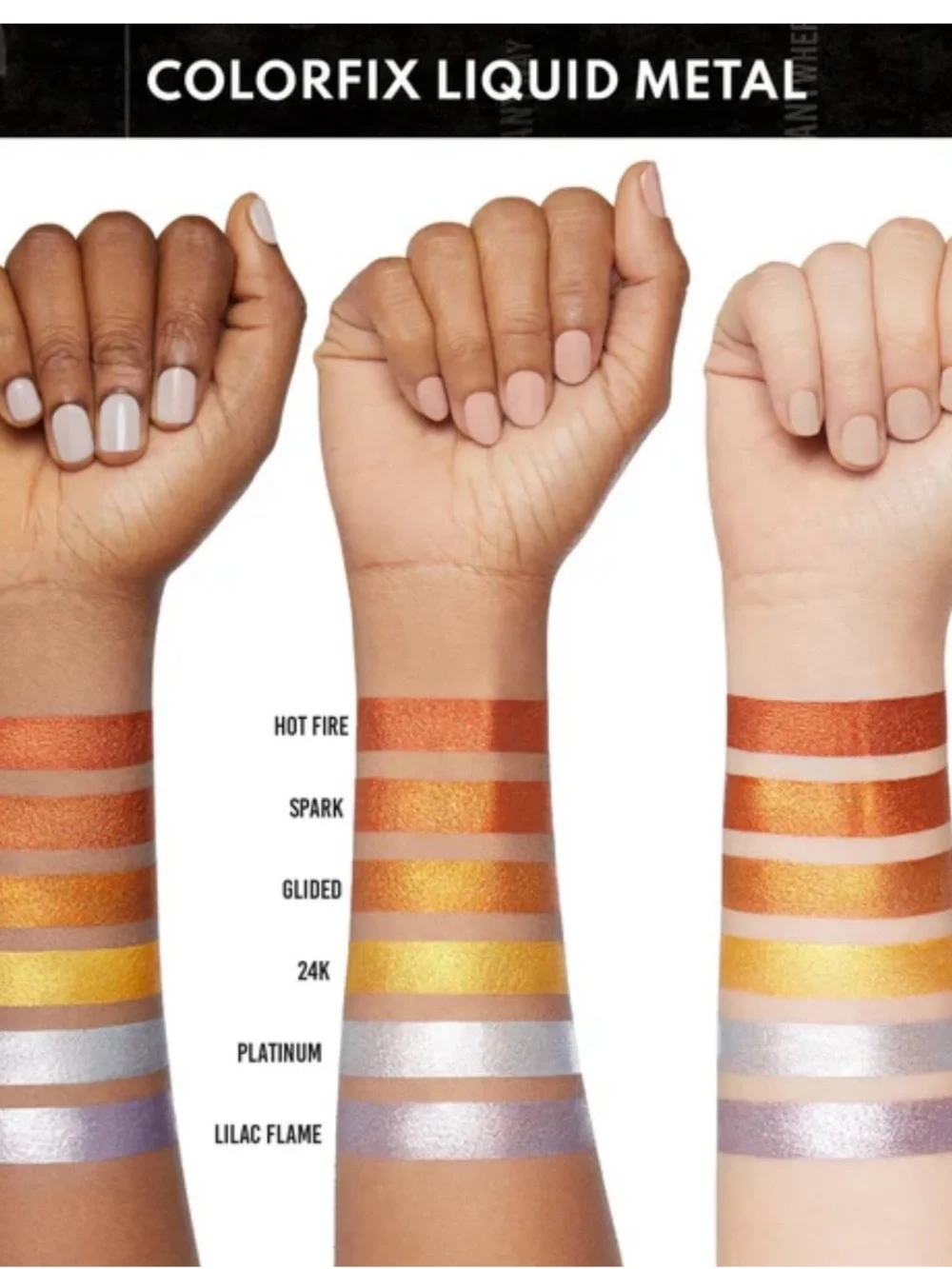 NWOT Danessa Myricks Beauty Liquid Metals Colorfix in Spark